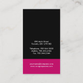 ネイリストの名刺 名刺 (裏面)