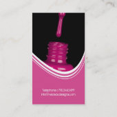 ネイリストの名刺 名刺 (裏面)