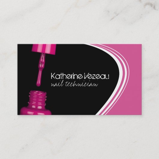 ネイリストの名刺 名刺 (正面)