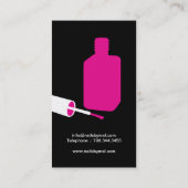 ネイリストの名刺 名刺 (裏面)