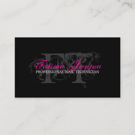 ネイリストの名刺 名刺 (正面)