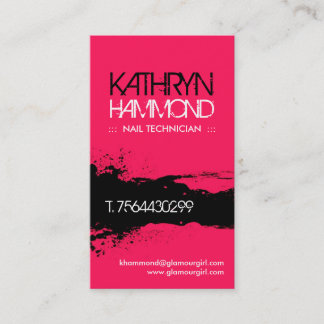 ネイリストの名刺 名刺