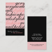 ネイリストの名刺 名刺 (正面/裏面)