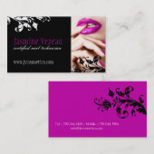 ネイリストの名刺 名刺 (正面/裏面)