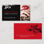 ネイリストの名刺 名刺 (正面/裏面)