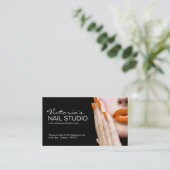 ネイリストの~の名刺のテンプレート 予約カード (スタンド正面)