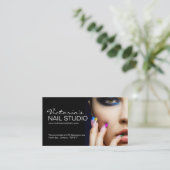 ネイリストの~の名刺のテンプレート 予約カード (スタンド正面)