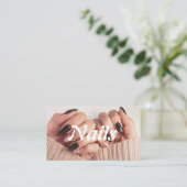 ネイリストカスタマイズ可能な名刺 名刺 (スタンド正面)