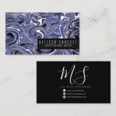 ネイリストサロンアーティストマーブルスワーズ 名刺 (正面/裏面)