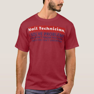ネイリストテック用爪、 ネイルシャツ乾式Tシャツ Tシャツ