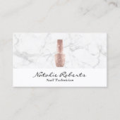 ネイリストバラ金ゴールドポーランドマニキュアマーブル ロイヤリティカード (正面)