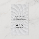 ネイリストブラックロータスサロンマニキュリスト 名刺 (裏面)