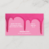 ネイリストポーランドドリップ名刺 名刺 (裏面)