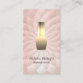 ネイリストマニキュリストバラ金ゴールドロータスサロン 名刺 (正面)