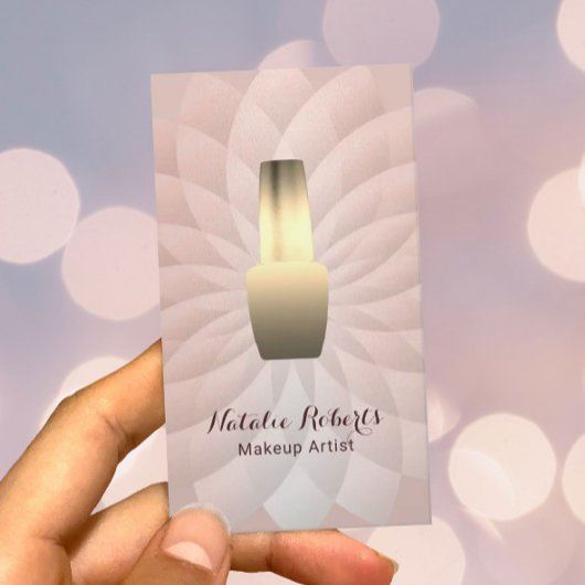 ネイリストマニキュリストバラ金ゴールドロータスサロン 名刺