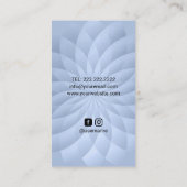 ネイリストマニキュリストブルースパイラルサロンスパ 名刺 (裏面)