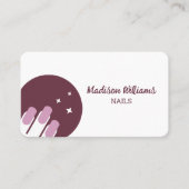 ネイリストマニキュリスト名刺 名刺 (正面)