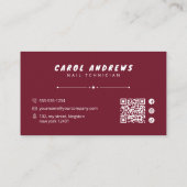 ネイリストモダンネイルアートスタジオネイルアーティスト 名刺 (裏面)