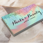 ネイリストモダンホログラフィグリッター駆動 名刺