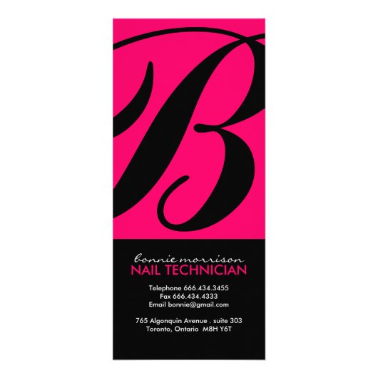 ネイリストラックカード ラックカード (正面)