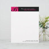 ネイリストレターヘッドまたはチラシ レターヘッド (スタンド正面)