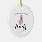 ネイリストヴィンテージアート美容界の女性 セラミックオーナメント (右)