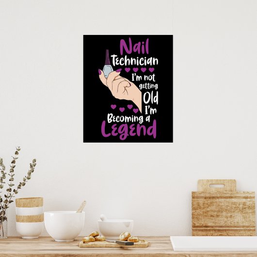 ネイリスト凡例 ポスター (キッチン)