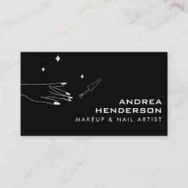 ネイリスト名刺、ネイルアーティスト化粧 名刺