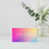 ネイリスト名刺、ネイルアーティスト化粧 名刺 (スタンド正面)