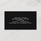 ネイリスト名刺 名刺 (裏面)