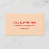 ネイリスト名刺 名刺 (裏面)