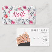 ネイリスト名刺 名刺 (正面/裏面)
