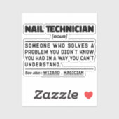 ネイリスト名詞化粧品鑑賞 シール (シート)