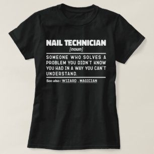 ネイリスト名詞化粧品鑑賞 Tシャツ