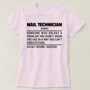 ネイリスト名詞化粧品鑑賞 Tシャツ
