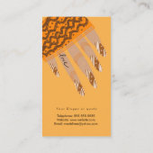 ネイリスト手引き名刺 名刺 (裏面)