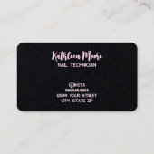 ネイリスト料 名刺 (裏面)