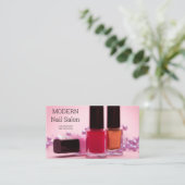 ネイリスト爪、 ネイルポーランド名刺 名刺 (スタンド正面)