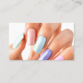 ネイリスト美しいアポイントメントカード 予約カード (裏面)