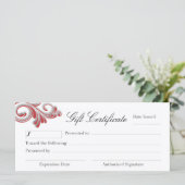 ネイリスト贈与証 (スタンド正面)