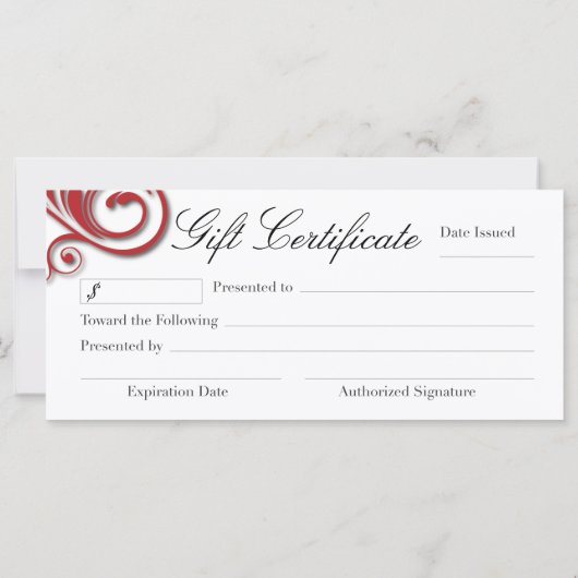 ネイリスト贈与証 (裏面)