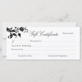 ネイリスト贈与証 (裏面)