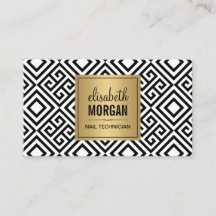 ネイリスト – クラス金ゴールド抽象芸術パターン