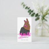  ネイリスト |ネイルアーティスト |爪、 ネイルサロンスタジオ 名刺 (スタンド正面)