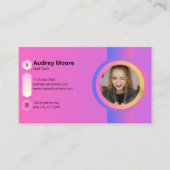 ネイリスト 名刺 (正面)