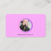 ネイリスト 名刺 (裏面)