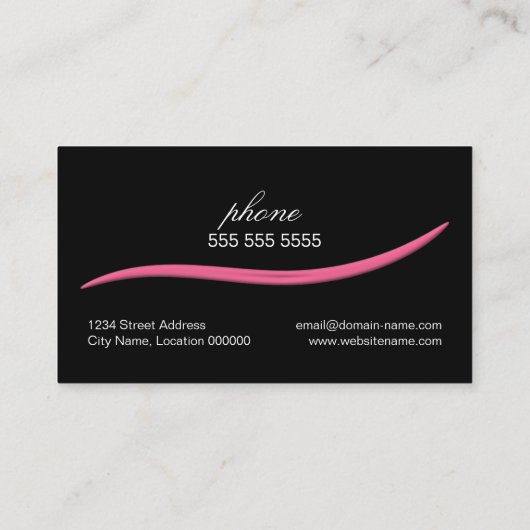 ネイリスト 名刺 (裏面)