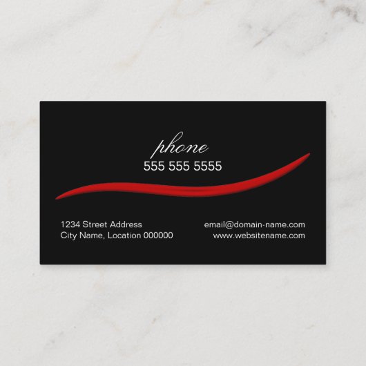 ネイリスト 名刺 (裏面)