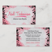 ネイリスト 名刺 (正面/裏面)