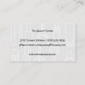  ネイリスト | 爪、 ネイルポリッシュ | 色の変化 名刺 (裏面)